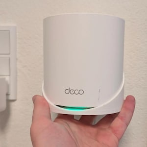 TP-Link Deco X50 Wall Mount STL File | WiFi Mesh Router Holder Bracket | Clean Cable Management | 3D Print Download