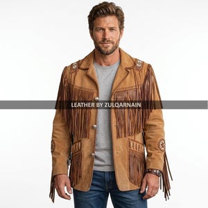 70s Fringe Jacket Men - Etsy