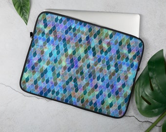 Mermaid Blue Laptop Sleeve