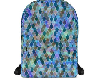 Mermaid Blue Backpack by Nalu Tribe