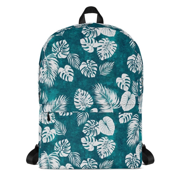 Maui Luau Teal Backpack by Nalu Tribe