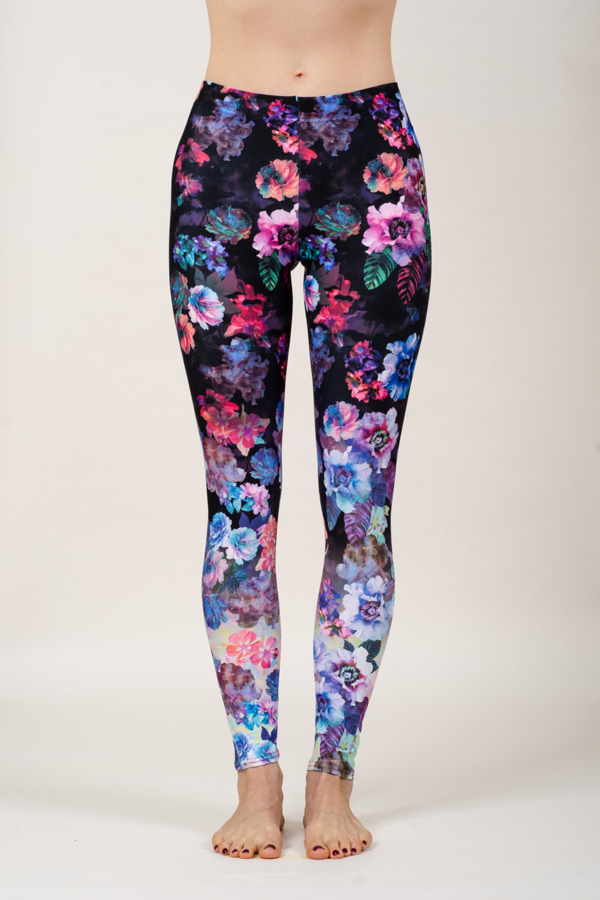 Discover Le Fleur Legging Black for Surf/Yoga by Nalu Tribe