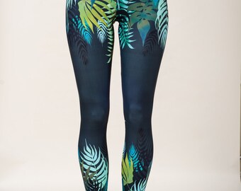 Lost in the Jungle Legging for Surf/yoga by Nalu Tribe