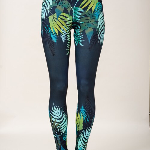 Legging Floral Nalu Tribe Pour Surf Et Yoga - Taille L - Occasion Très Bon état