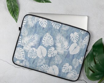 Maui Luau Denim Laptop Sleeve