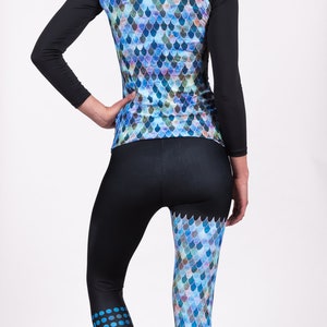 WOMENS MERMAID blue Rash Guard Style by Nalu Tribe image 8