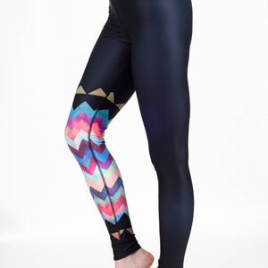 LEGGING Montauk Chevron Wide band legging YOGA, SUP, surf image 4