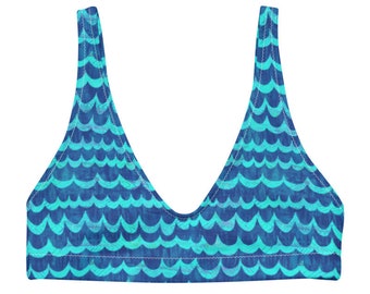 WAVE RIDER Recyled padded bikini top