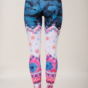 Legging Floral Nalu Tribe Pour Surf Et Yoga - Taille L - Occasion Très Bon état