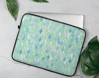 Mermaid Mint Laptop Sleeve