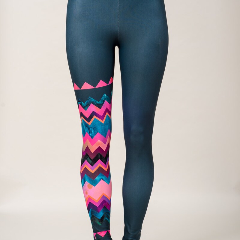 Chevron Popcolour Yoga Legging main image 1