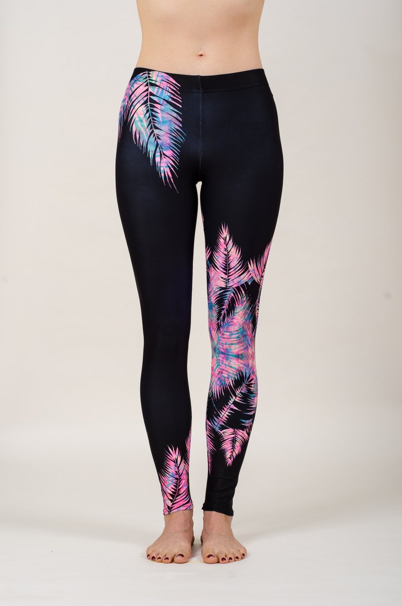 Maui Palm Legging for Surf/Yoga by Nalu Tribe image 1