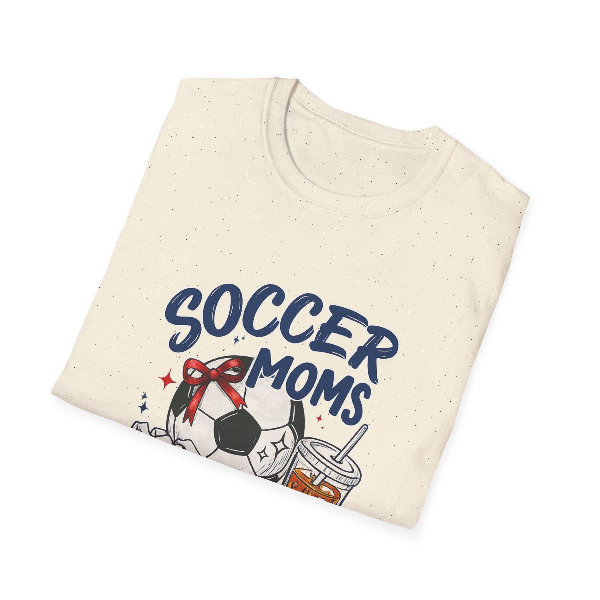 Soccer Moms Club TShirt Comfort Soccer Moms Club Shirt Gameday Doodle Soccer Tee Trendy Women's Soccer T-shirt Sports Mom Shirt Game Day Tee