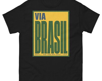 Vai Brasil — Brazil Soccer Tee | New York / New Jersey 2026