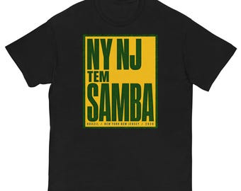 NY/NJ Tem Samba — Brazil Soccer Tee | 2026