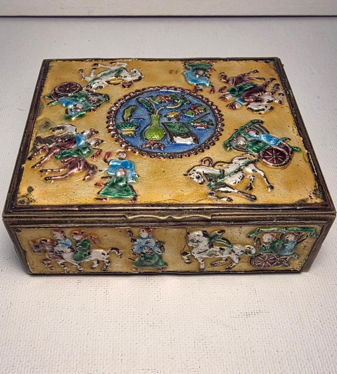 Vintage 1920s Trinket Box - Etsy