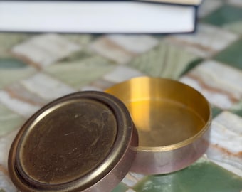 Vintage Brass Decorative Box from the Desk of NYT Food Writer Marion Burros