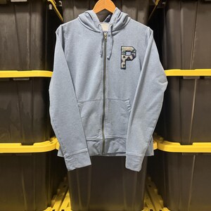 Patagonia / Chenille / "P" / Geborduurd / Patch / Grafisch / Volledige ritssluiting / Hoodie (M)
