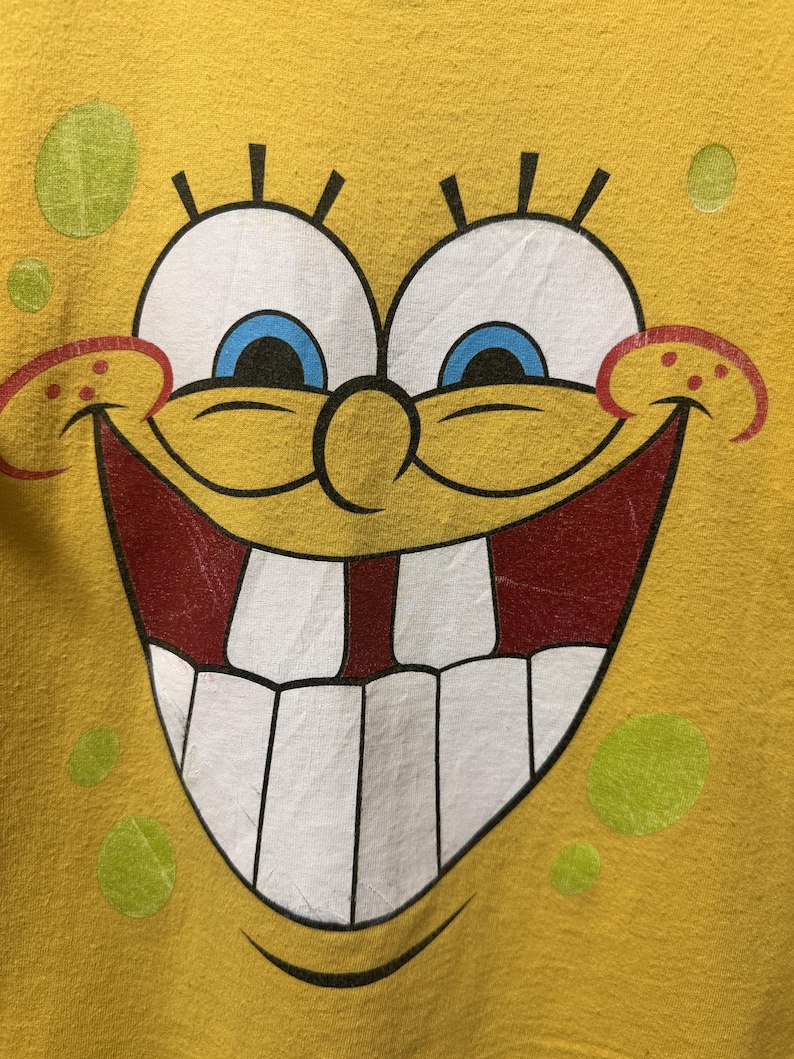 Vintage / 2002 / Spongebob / Face / Funny / Cartoon / Nickelodeon ...