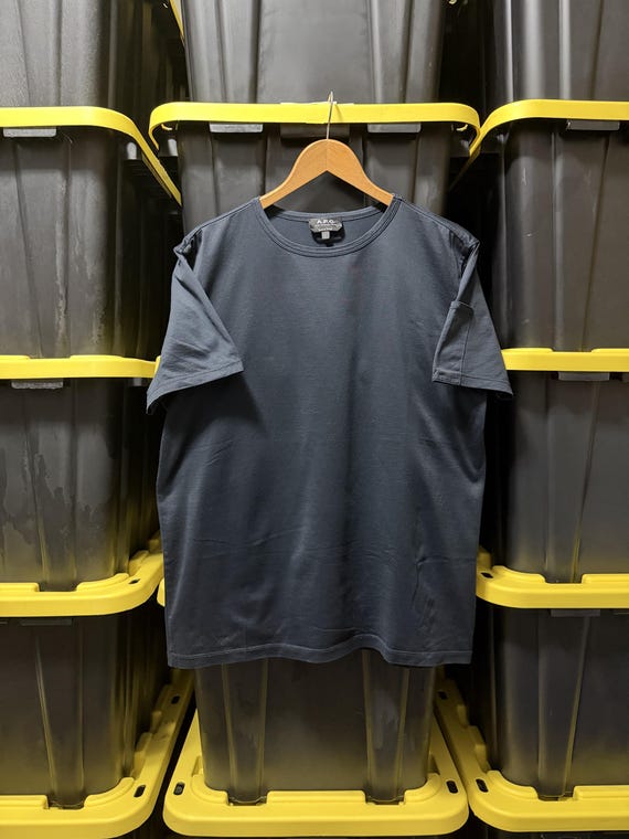 A.P.C., A.P.C. / Embroidered / Logo / Luxury / Designer / Graphic / T-Shirt (L)