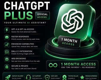 ChatGPT Plus Premium Access | AI Productivity Tool