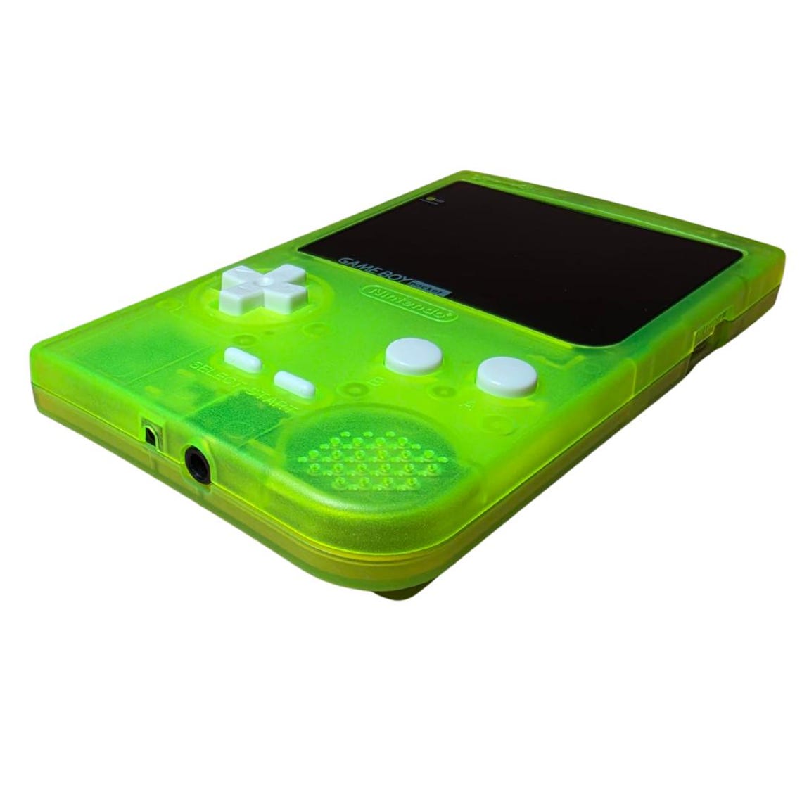 Gameboy Pocket – Nintendo Gameboy Pocket Konsole | NEU | Yoshis Island | IPS Q5 Display | 22% größerer Display als das Original | OSD Menü, foto 2 di 5