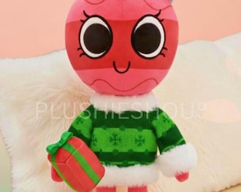 Peluche de Bobette de Dandy's World / Muñeca de peluche suave y kawaii de 35 cm, artículo de colección para gamers, decoración de habitaciones