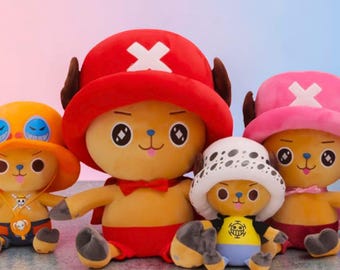 Peluche de reno doctor hecho a mano inspirado en el anime, un lindo animal de peluche kawaii, un suave regalo coleccionable para los fans.