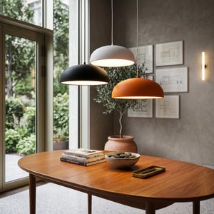 Bauhaus-hänglampa · Kupolformad taklampa · Mid-Century Modern · Vintage Retro Designer Minimalistisk Hänglampa