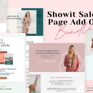 Sjabloonbundel Showit-add-on-verkooppagina voor ondernemers, bestemmingspagina cursus, Showit-add-on-pagina, bestemmingspagina verkoop, Showit-salestrechter