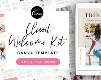 Client Welcome Kit Canva Template