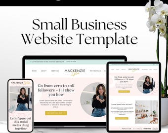 Showit Website Template: Mackenzie Isla Design for Coaches