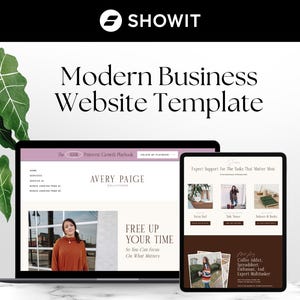 Avery Paige Showit Website Template: Virtual Assistant, Freelancer, Coaching