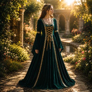 Purple and Green Fantasy Dress - Etsy Purple and Green Fantasy Dress - Etsy