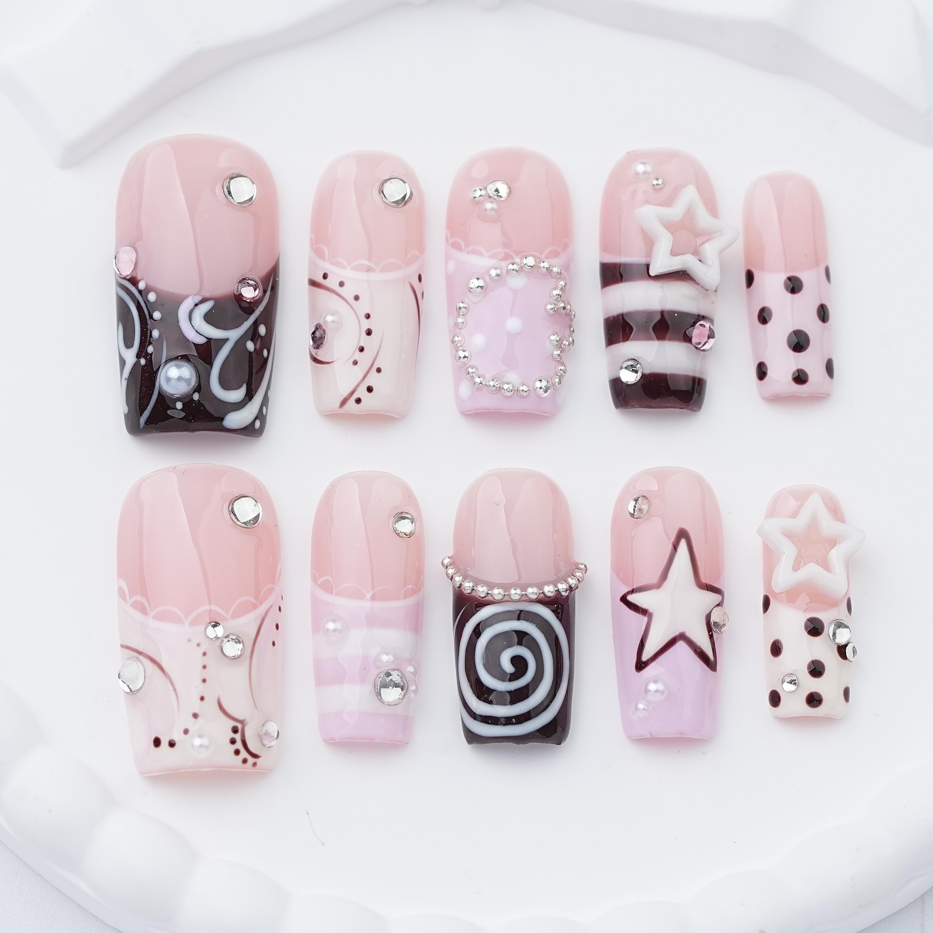 Press on nails - Etsy 日本