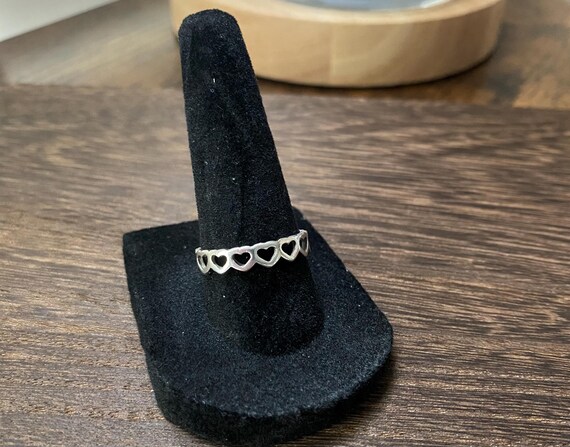 Sterling Silver James Avery Open Heart Ring
