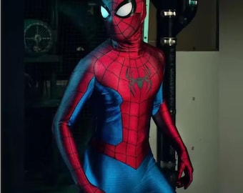 Spider Man Superhero Swing Costume Adult Zentai Suit Unisex Cosplay Bodysuit Movie Inspired Halloween Party Jumpsuit Outfit