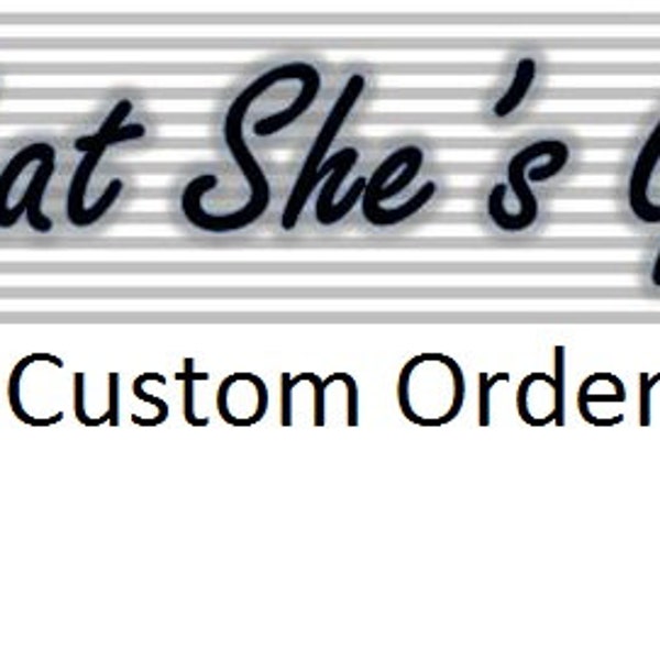 Custom Listing for Lisa