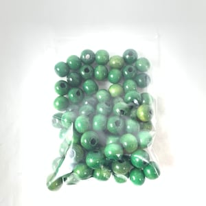 Vintage Dyed Wood Macrame Beads High Quality