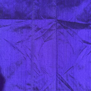 Royal Purple Dupioni Silk Fabric for Sewing and Home Decor