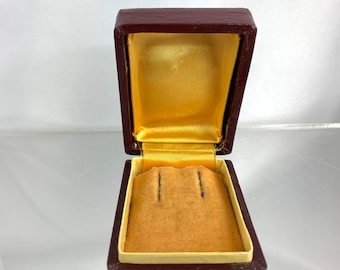 Vintage Shabby Chic Leatherette, Velvet and Satin Jewelry Box, Photo Prop