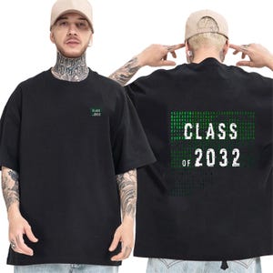 Class Of 2032 PNG PSD, Matrix Code T-Shirt Design, Graduation Tech Graphic, Streetwear Print, Digital Download File