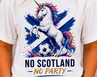 Scotland Unicorn Football Design, Scottish Pride Graphic (Digital Download)
