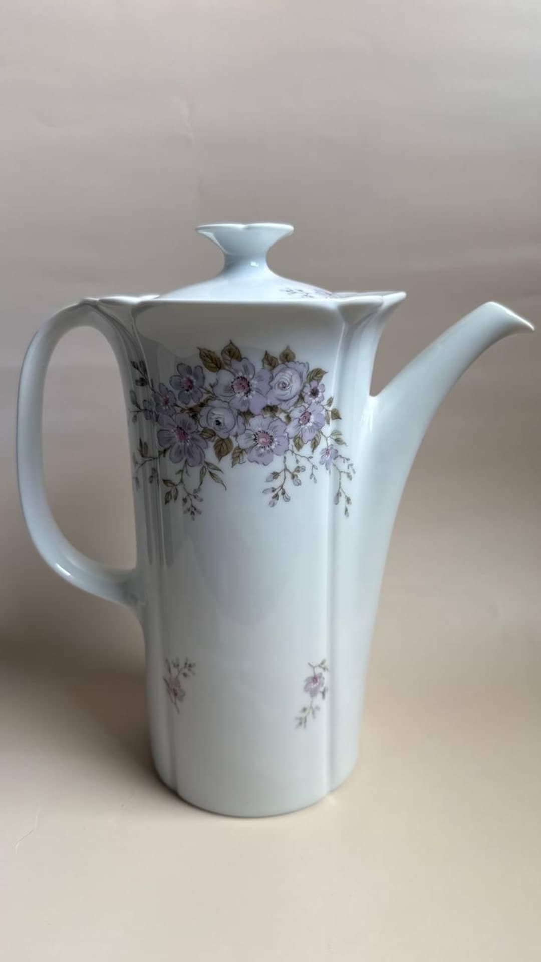 Vintage Arzberg Porcelain Coffee Pot – Floral Design, German Fine China ...