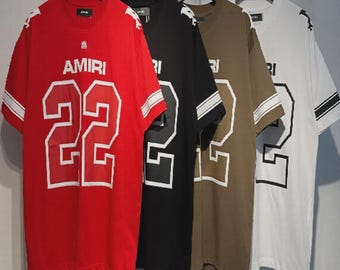 Amiri Oversized Jersey T-Shirt | Herren Luxus Streetwear T-Shirt