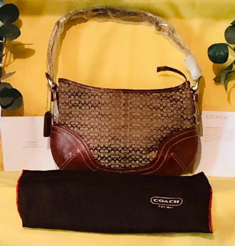 Coach Signature Soho Bag - Etsy Canada