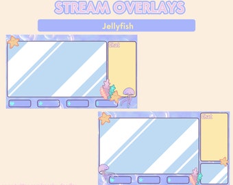 Twitch Jellyfish Theme Overlays.