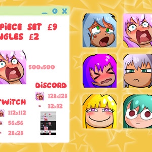 Emote anime per Twitch/Discord