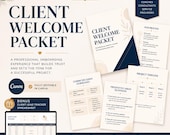 Client Welcome Packet Template Canva | Onboarding Guide for Freelancers (Digital Download)