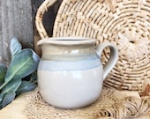 Noritake Painted Desert Creamer, Vintage Stoneware, Farm House Kitchen, Hand Painted Soneware, Syrup Pitcher
